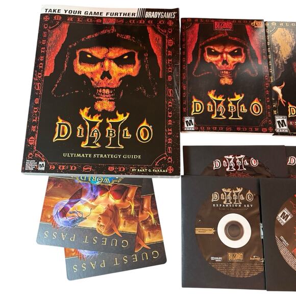 2001 Diablo II Battle Chest PC Video Game Strategy Guide Manual Expansion Pack - Picture 13 of 16